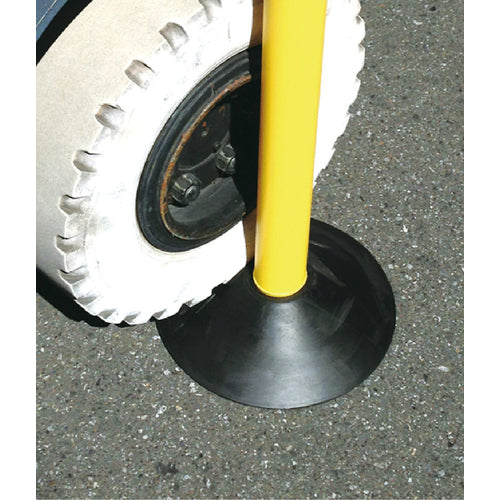 ＣＡＲ−ＢＯＹ　チェーンスタンド　カラープラポール２．５ｍチェーン入りポールセット　トラ柄反射