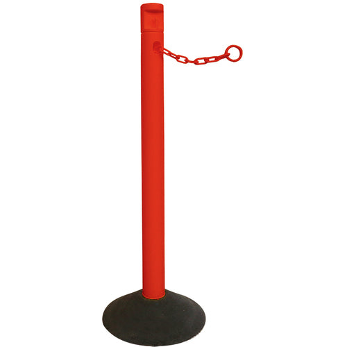ＣＡＲ−ＢＯＹ　チェーンスタンド　カラープラポール　２．５Ｍチェーン入りポールセット　レッド