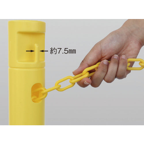 ＣＡＲ−ＢＯＹ　チェーンスタンド　カラープラポール　２．５Ｍチェーン入りポールセット　レッド