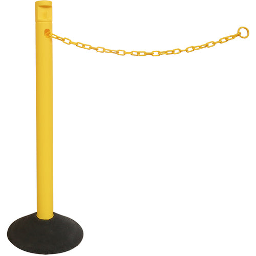 ＣＡＲ−ＢＯＹ　チェーンスタンド　カラープラポール　２．５Ｍチェーン入りポールセット　イエロー
