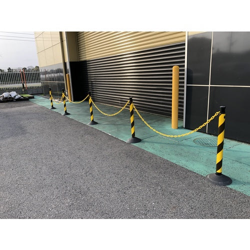 ＣＡＲ−ＢＯＹ　チェーンスタンド　カラープラポール　２．５Ｍチェーン入りポールセット　ホワイト