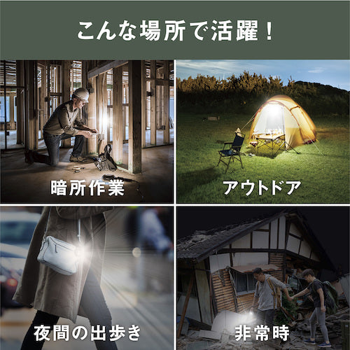 ｍｕｓａｓｈｉ　充電式マルチＬＥＤライト　６Ｗ小型