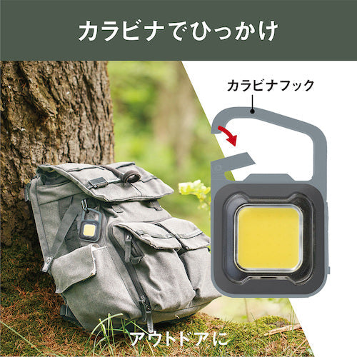 ｍｕｓａｓｈｉ　充電式スーパーフラッシュライト６Ｗグレイッシュブルー
