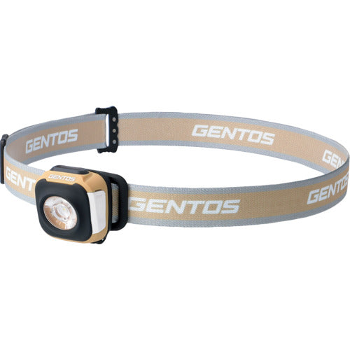 ＧＥＮＴＯＳ　ＬＥＤヘッドライト　ＣＰシリーズ　充電式アウトドア用　オータムブラウン　３６０ＲＡＢ