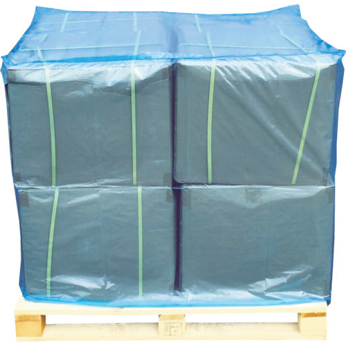 アサヒ　カラーパレットカバー　１１５０Ｘ１１５０ＸＨ１３００ｍｍ　静電タイプ　青