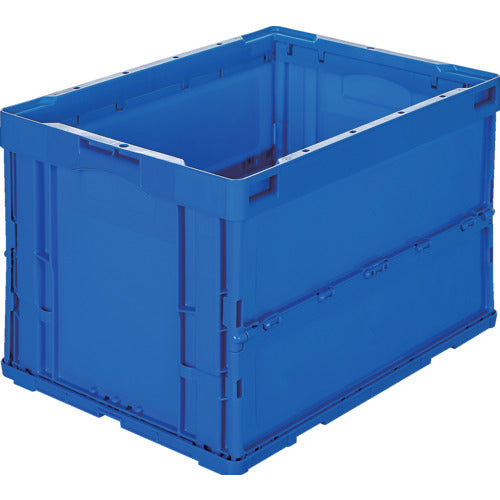 ＴＲＵＳＣＯ　オリコン　折りたたみコンテナ５０Ｌ　ダークブルー