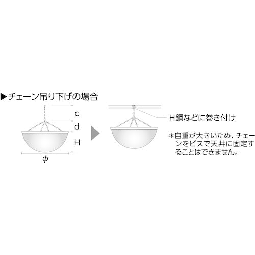 Ｋｏｍｙ　ドームミラー＜十字路専用＞１０４３Φ