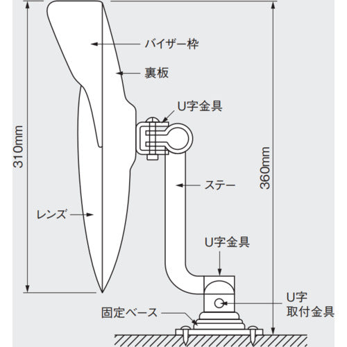 大東プレス　丸型アイオールミラー