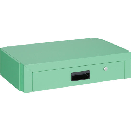 ＴＲＵＳＣＯ　ツールワゴン　ドルフィン用引出　１段　６００Ｘ４００　ヤンググリーン