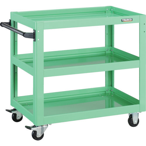 ＴＲＵＳＣＯ　ツールワゴン　ドルフィン　７５０Ｘ５００　ヤンググリーン