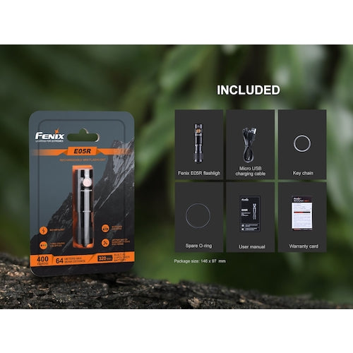 ＦＥＮＩＸ　充電式ＬＥＤライト　Ｅ０５ＲＢＲＯＷＮ