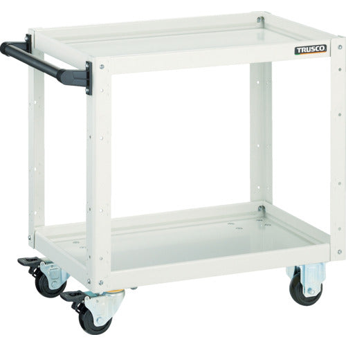 ＴＲＵＳＣＯ　ツールワゴン　イーグルワゴン　６００Ｘ４００ＸＨ６００　ウレタン車輪　ホワイト