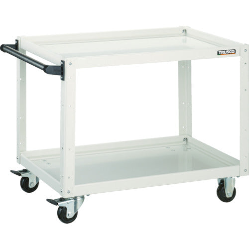 ＴＲＵＳＣＯ　ツールワゴン　イーグルワゴン　７５０Ｘ５００ＸＨ６００　２段　ホワイト