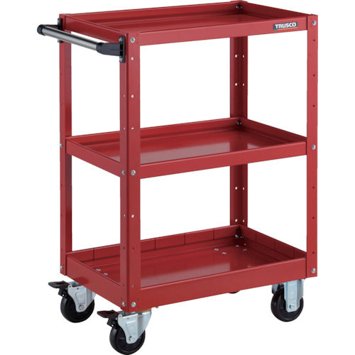 ＴＲＵＳＣＯ　ツールワゴン　イーグルワゴン　６００Ｘ４００ＸＨ８８０　浅２深１段　レッド