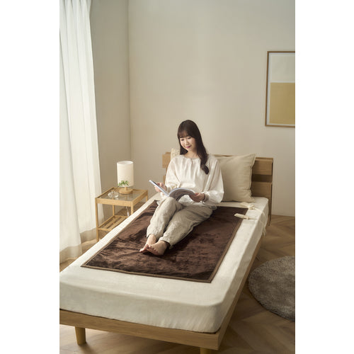 ＩＲＩＳ　１０７１４２　電気毛布　敷き　ダークブラウン