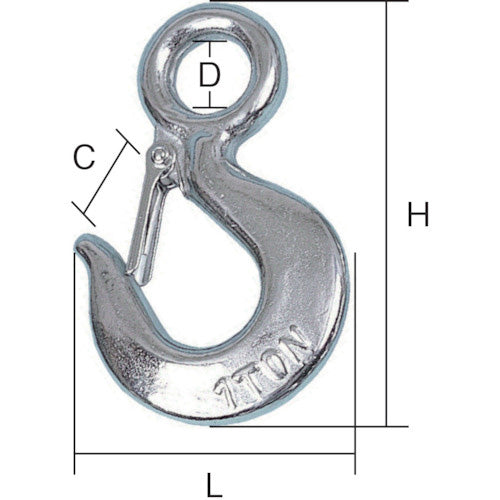 HHH ステンレスアイフックラッチ付