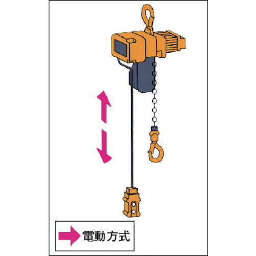 キトー 電気チェーンブロック【ER2】キトーエクセル 1速標準速 懸垂形