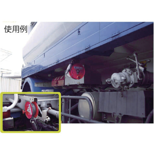 Ｒｅｅｌｅｘ　手動巻アースリール　０．７５ＳＱ×２１ｍ　５０Ａアースクリップ付