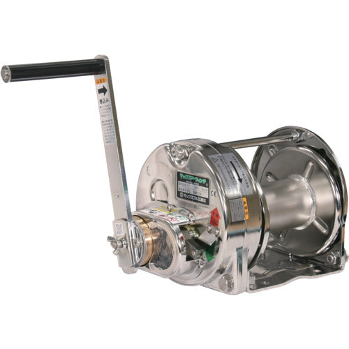 ＭＡＸＰＵＬＬ　ステンレス手動ウインチ（電解研磨）