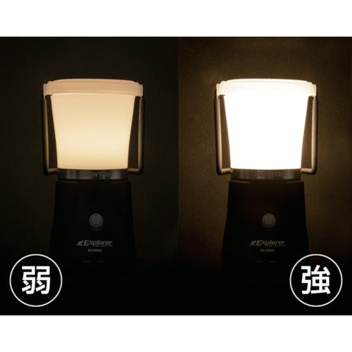 ＧＥＮＴＯＳ　単１・単３・単４使用可能ＬＥＤランタン　エクスプローラー３６６Ｄ