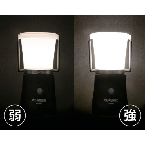 ＧＥＮＴＯＳ　単１・単３・単４使用可能ＬＥＤランタン　エクスプローラー３６６Ｄ