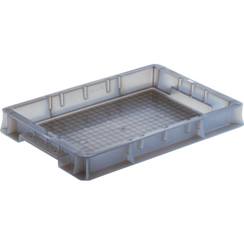 ＤＩＣ　エコシリーズＦ型コンテナＦ－４　外寸：Ｗ４２４×Ｄ２９１×Ｈ５６　クリアブラック