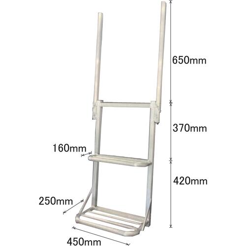 伝蔵　トラック用荷台はしごワイドＰＲＯ