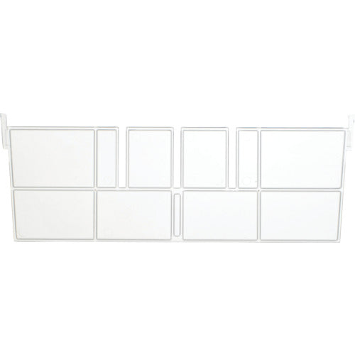 ＴＲＵＳＣＯ　仕切板　短手Ｆ−１用　透明