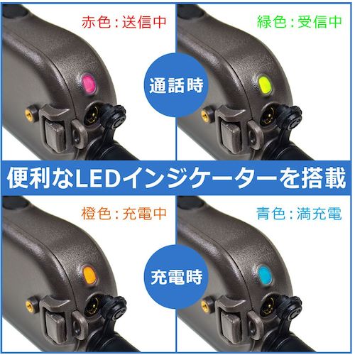 Ｆ．Ｒ．Ｃ．　日本製　超小型・特定小電力トランシーバー（ブラック）