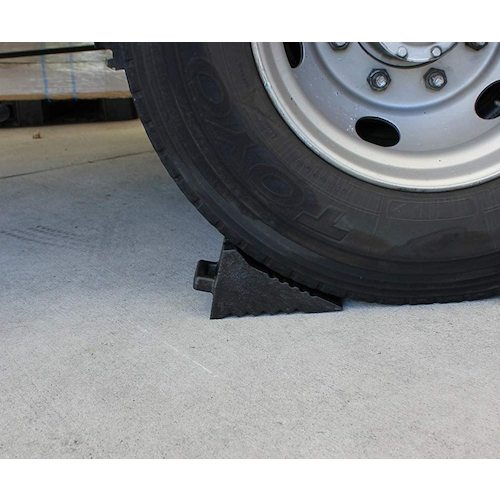 Ｍｅｌｔｅｃ　プラスチック　タイヤストッパー　１個　大型トラック以下