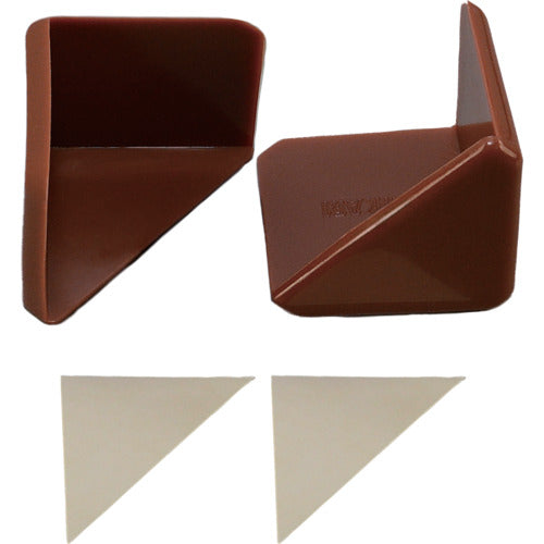 光　コーナーマット　白（２個入）