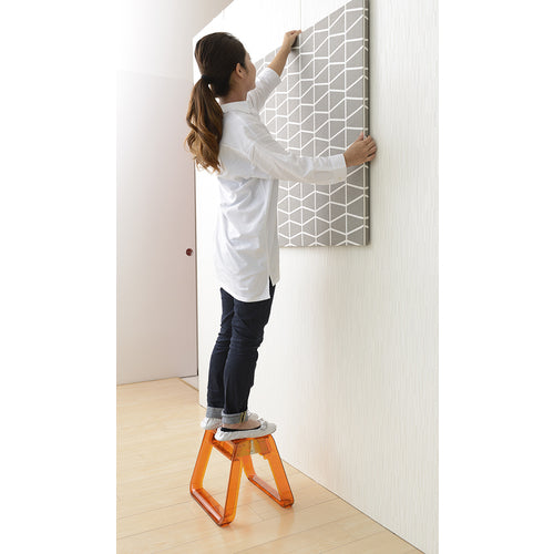 ＰｉＣａ　樹脂製踏台　ＧＥＭ　ＳＴＥＰ　ライトグリーン