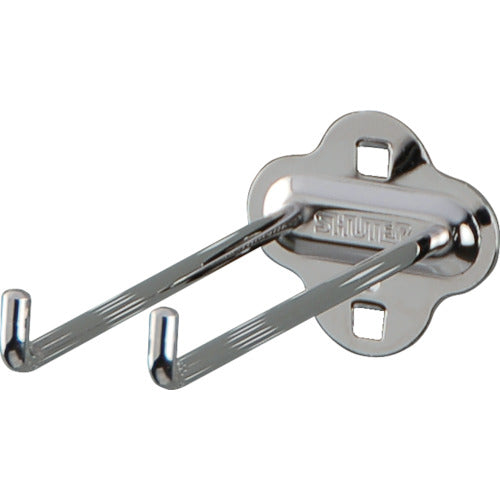 ＳＨＵＴＥＲ　パンチングパネル用Ｌ字フックダブル　１５０ｍｍ（１０個入り）
