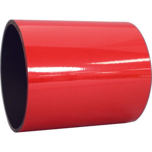 日東エルマテ　反射マグネットシート　１００ｍｍ×１ｍ　レッド