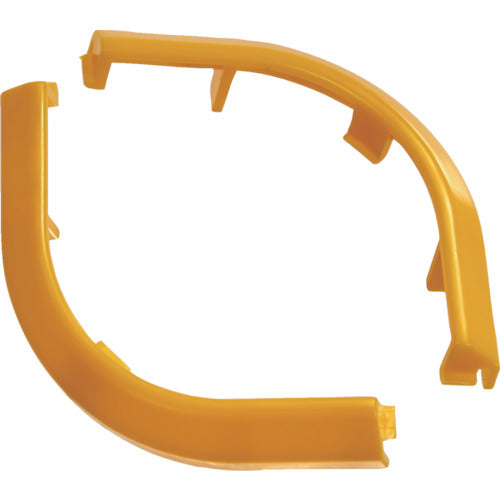 ＴＲＵＳＣＯ　ネスティング・スタッキングコンテナ１０Ｌ用コーナーパーツ２個入り　黄