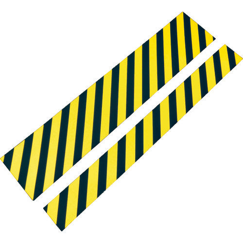 日東エルマテ　反射トラクッション　８ｍｍ×２００ｍｍ×１ｍ　黄／黒