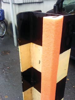 【養生カバー】H鋼養生材 オレンジ　50本セット