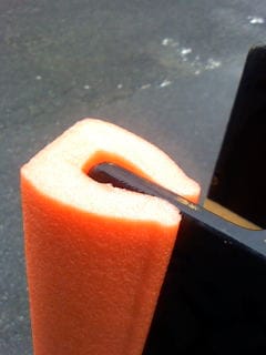 【養生カバー】H鋼養生材 オレンジ　50本セット