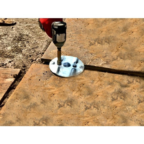 ＴＲＵＳＣＯ　敷鉄板固定金具１８０Φ