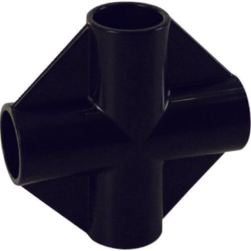 ｙａｚａｋｉ　イレクター　Φ２８　プラスチックジョイント　Ｊ−６Ｂ　ブラック