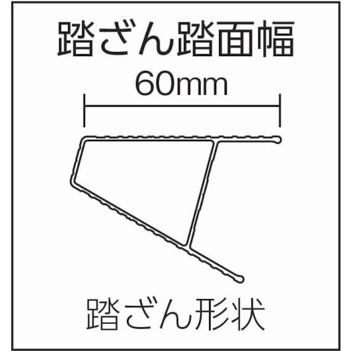 ＰｉＣａ　はしご兼用脚立スーパージョブＪＯＢ型　３尺