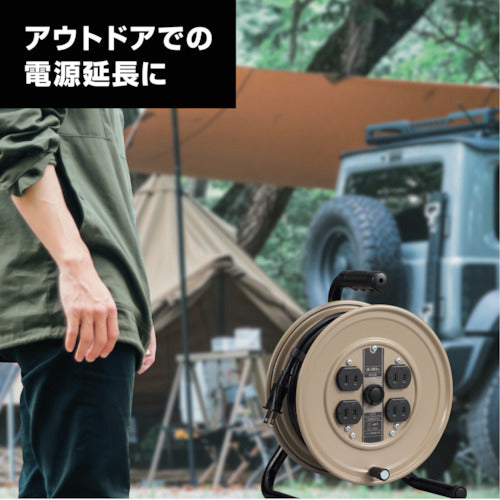 ハタヤ　温度センサー付コードリール単相１００Ｖ１０Ｍ