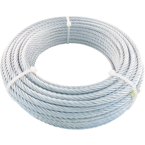 TRUSCO JIS規格品メッキ付ワイヤロープ