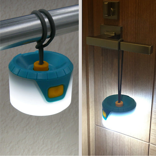 ＫＯＮＴＥＣ　ＧＡＴＥＲＡ　ＬＥＤランタン　ぶらポン　ターコイズ