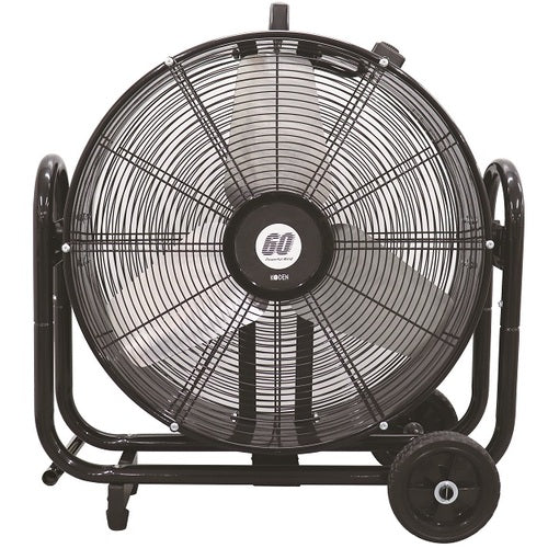 KODEN 風洞型工業扇 60cm 全閉式モーター アルミ羽根 タイヤ付き