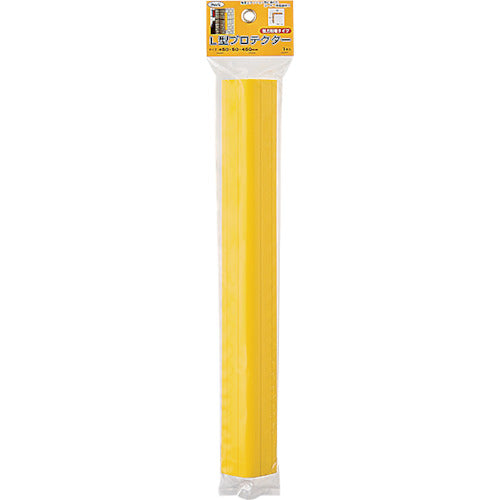 光　Ｌ型プロテクター　テープ付　黄　５０×５０×４５０ｍｍ