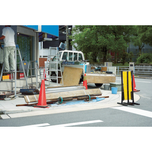 光　プラスチック製伸縮フェンス