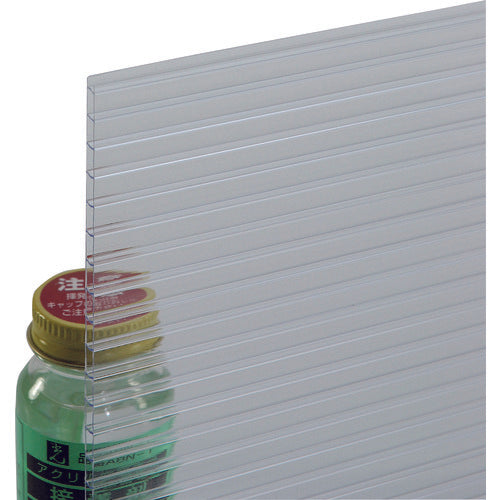 光　ポリカ中空ボード透明　２枚入り　９００×１８２０×４ｍｍ（箱入）