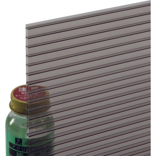 光　ポリカ中空ボードブラウンスモーク　２枚入り　９００×１８２０×４ｍｍ（箱入）