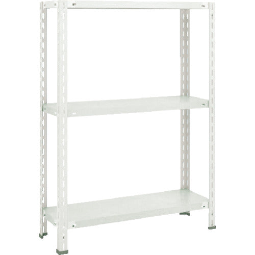 ＴＲＵＳＣＯ　スチールラック　軽量棚　中棚ボルトレス型　８７５Ｘ３００Ｘ１２００　３段　ネオグレー